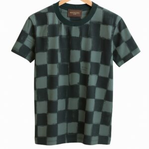 Painted Check Streetwear T-Shirt